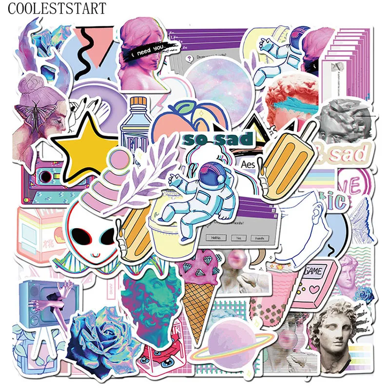 10/50 Pcs/box Cute Vaporwave Label Kawaii Diary Handmade Adhesive Paper Flake Japan Sticker Scrapbooking Stationery Stationery
10/50 Pcs/box Cute Vaporwave Label Kawaii Diary Handmade Adhesive Paper Flake Japan Sticker Scrapbooking Stationery Stationery