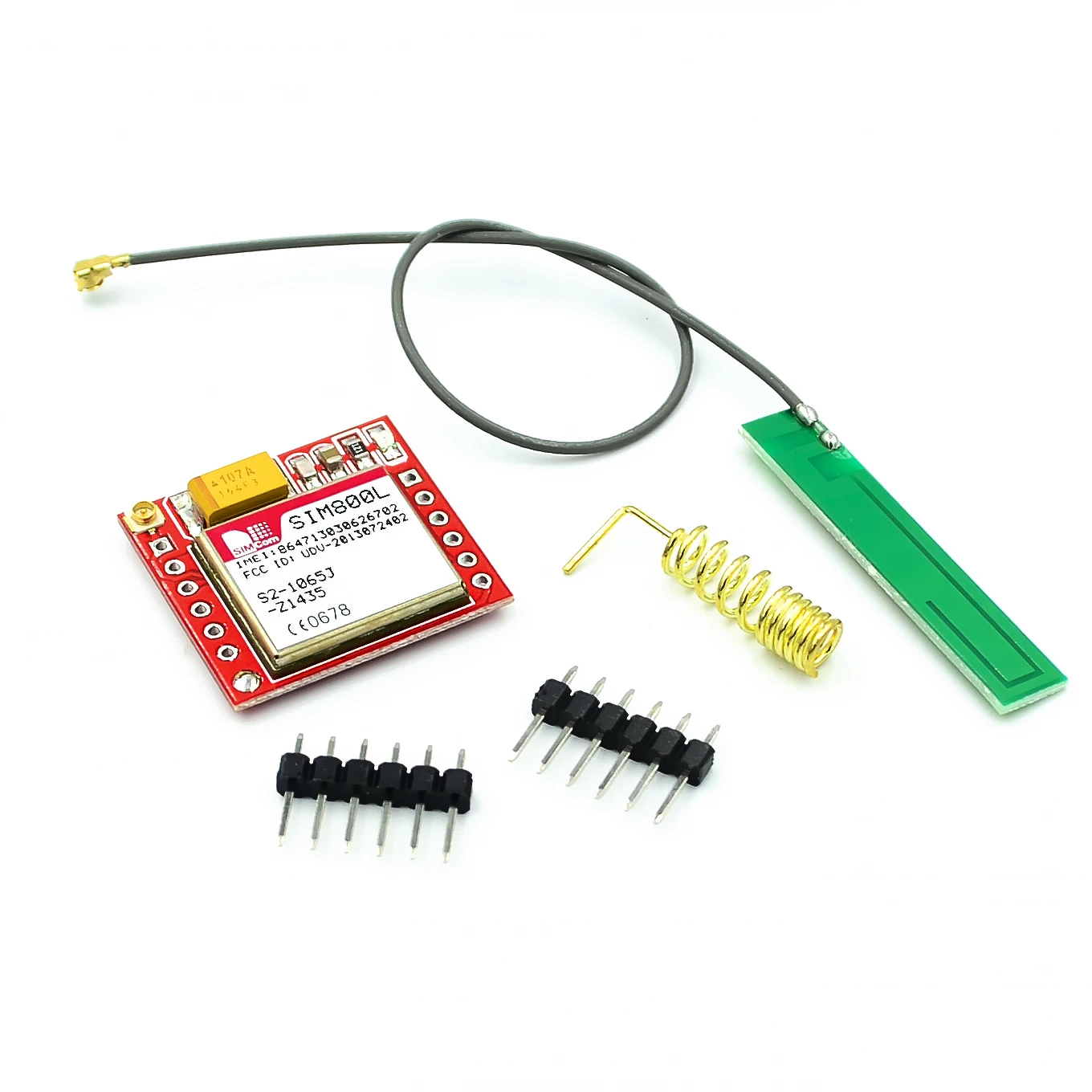 100 шт. самый маленький SIM800L GPRS GSM модуль карта MicroSIM Core Беспроводная плата четырехдиапазонный последовательный порт TTL с антенной для Arduino
100 шт. самый маленький SIM800L GPRS GSM модуль карта MicroSIM Core Беспроводная плата четырехдиапазонный последовательный порт TTL с антенной для Arduino