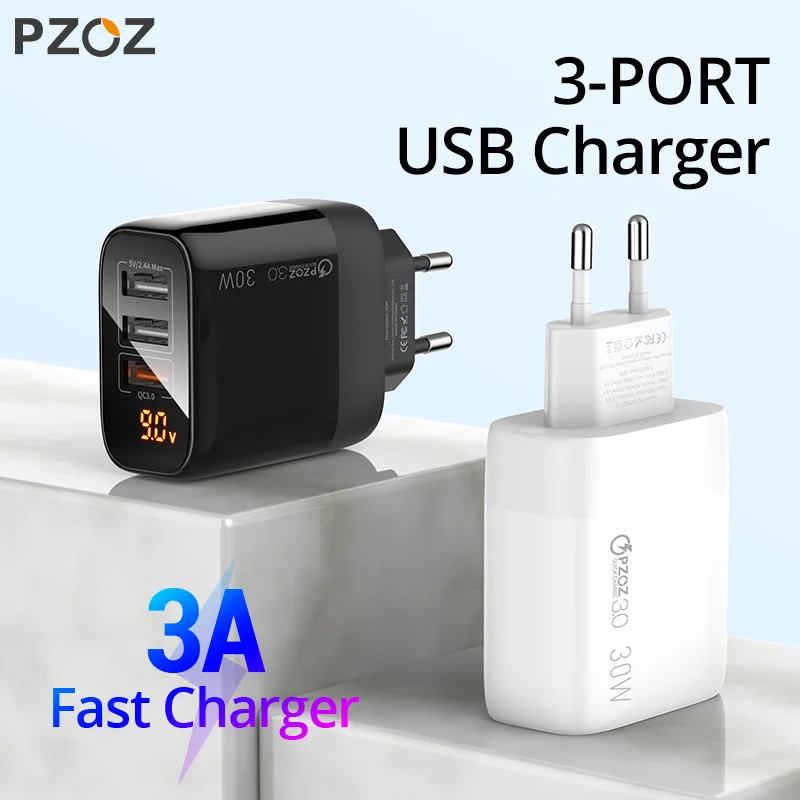 PZOZ LED быстрое зарядное устройство 3,0 USB зарядное устройство дисплей 3 USB 18 Вт PD Быстрая зарядка для xiaomi 10 note 9S 8 7 iphone 11 pro max Samsung
PZOZ LED быстрое зарядное устройство 3,0 USB зарядное устройство дисплей 3 USB 18 Вт PD Быстрая зарядка для xiaomi 10 note 9S 8 7 iphone 11 pro max Samsung