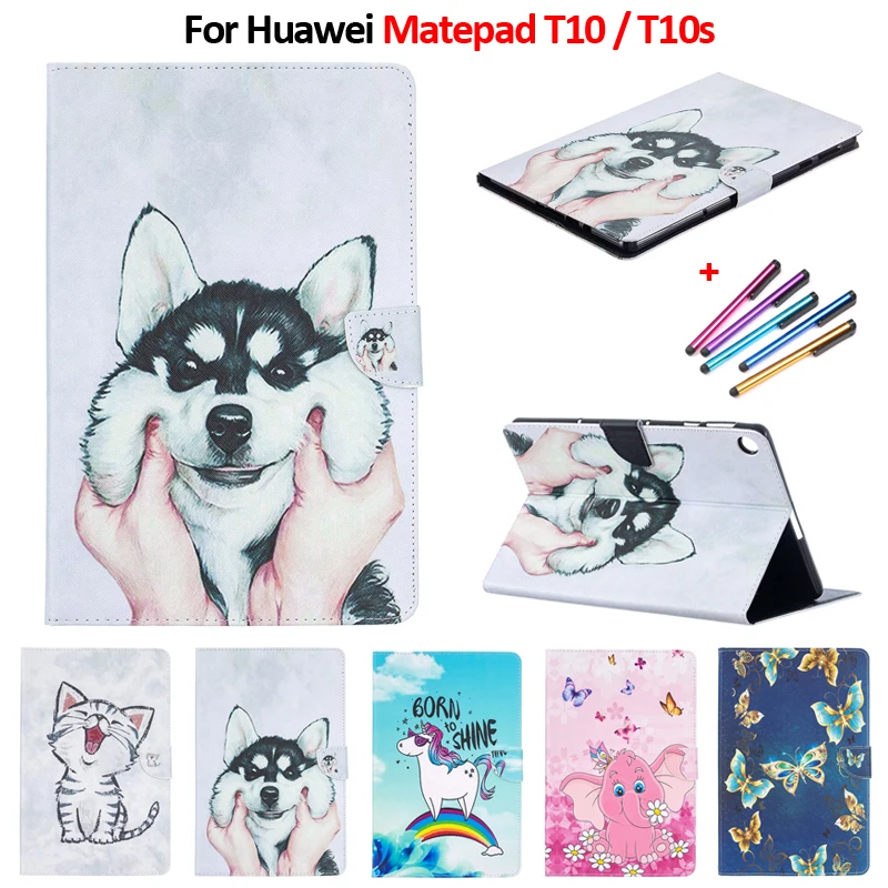 Чехол для планшета Huawei Matepad T10s, 10,1 дюйма, с милым щенком, кошкой, единорогом, кожаный чехол для Huawei Matepad T10 T 10S, чехол, Coque Funda
Чехол для планшета Huawei Matepad T10s, 10,1 дюйма, с милым щенком, кошкой, единорогом, кожаный чехол для Huawei Matepad T10 T 10S, чехол, Coque Funda