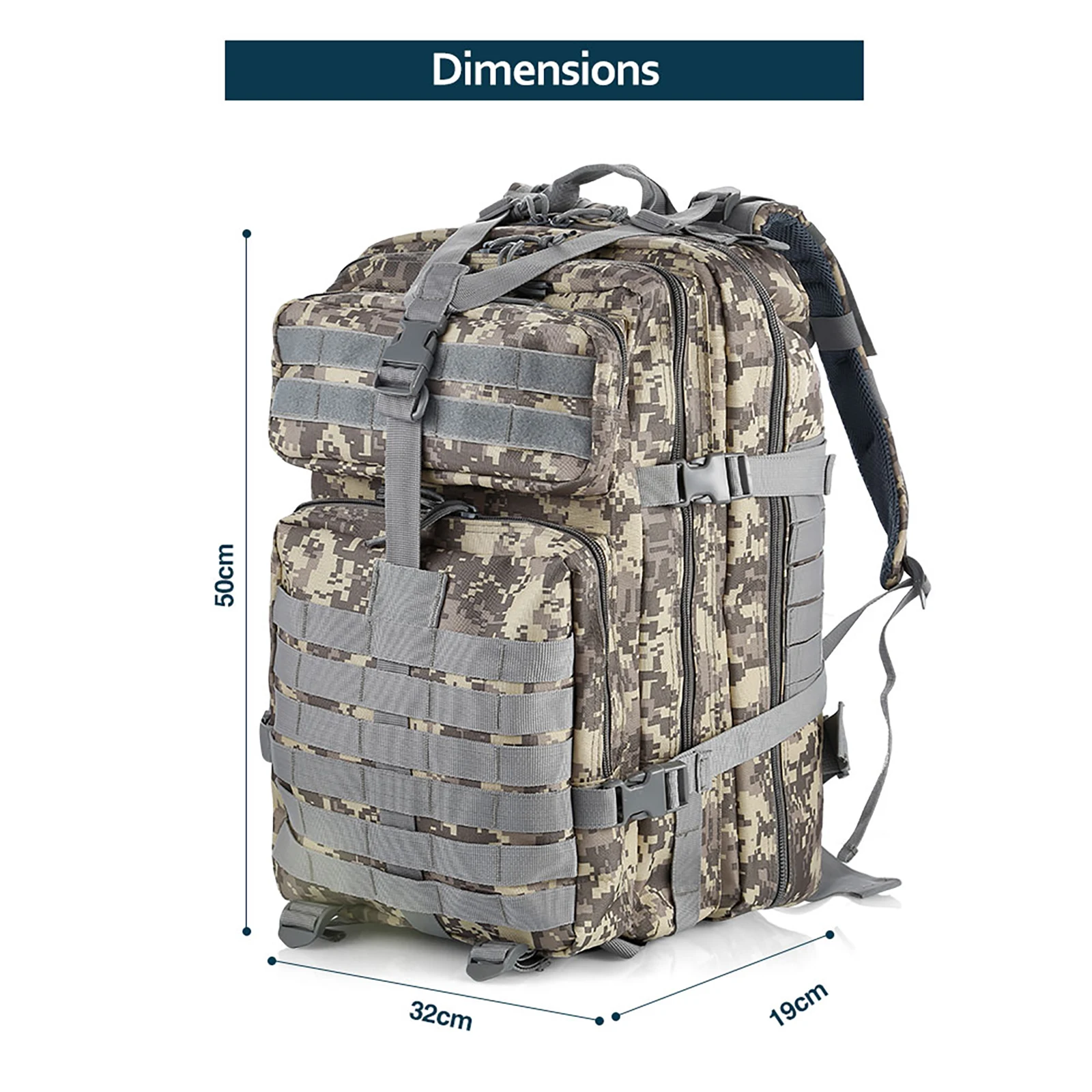 Outdoor Military Rucksacks Nylon Waterproof Tactical Backpack Sports Camping Hiking Trekking Fishing Hunting Shoulder Bags
Outdoor Military Rucksacks Nylon Waterproof Tactical Backpack Sports Camping Hiking Trekking Fishing Hunting Shoulder Bags