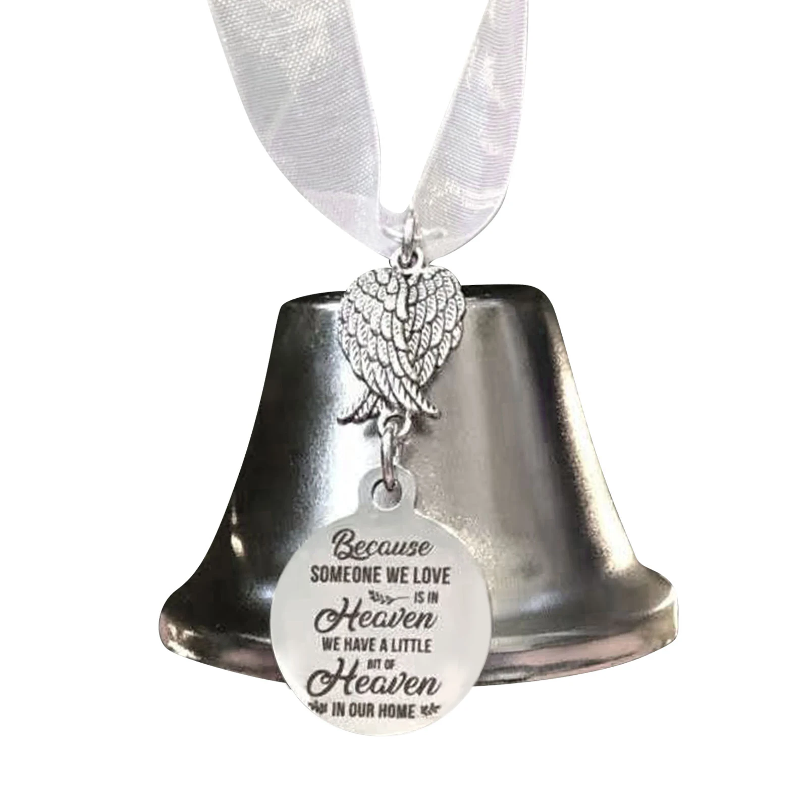 Angel Wings Wind Chimes Bell Decoration Heaven Christmas Ornament Pendant Angel Wing Link Silver Bell Memorial Gift Wind Chimes
Angel Wings Wind Chimes Bell Decoration Heaven Christmas Ornament Pendant Angel Wing Link Silver Bell Memorial Gift Wind Chimes
