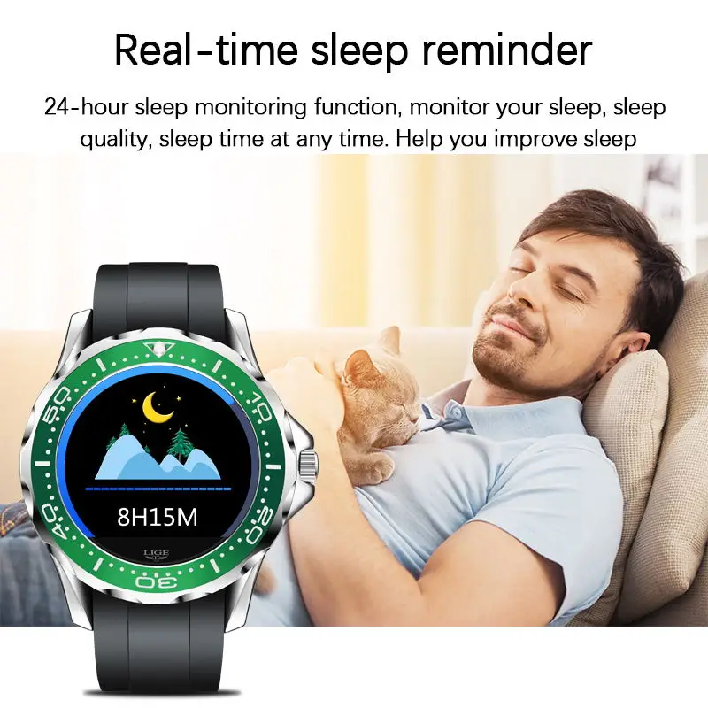 LIGE 2020 New Sports Smart Watch Men Health Monitoring Fitness Tracking Smart Clock Waterproof Lady Smartwatch for Android iOS 
LIGE 2020 New Sports Smart Watch Men Health Monitoring Fitness Tracking Smart Clock Waterproof Lady Smartwatch for Android iOS