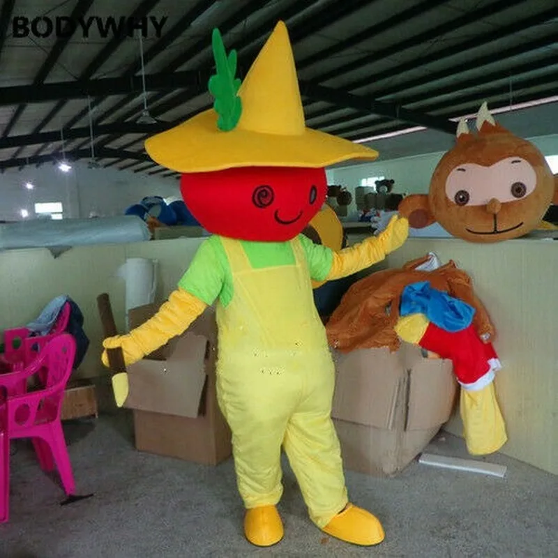 Cute Tomato Mascot Costume Cartoon Vegetables Cosplay Theme Party Fancy Dress-up Game Carnival Kits Ad Performance Clothes
Cute Tomato Mascot Costume Cartoon Vegetables Cosplay Theme Party Fancy Dress-up Game Carnival Kits Ad Performance Clothes