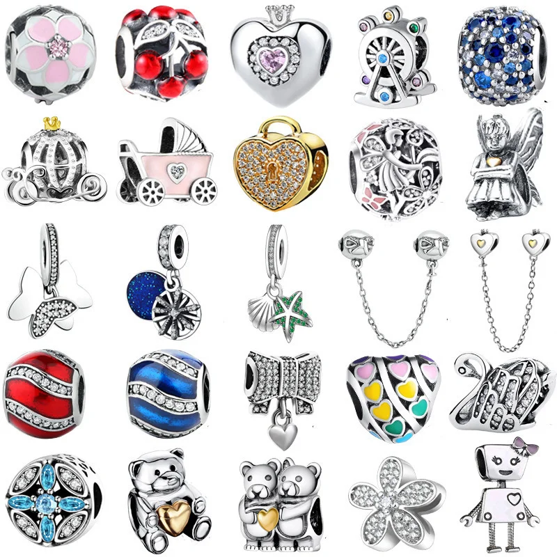 New 925 Sterling Silver Pumpkin Car Butterfly Robot Bear Beads Fit Original Pandora Charm Jewelry Diy
New 925 Sterling Silver Pumpkin Car Butterfly Robot Bear Beads Fit Original Pandora Charm Jewelry Diy