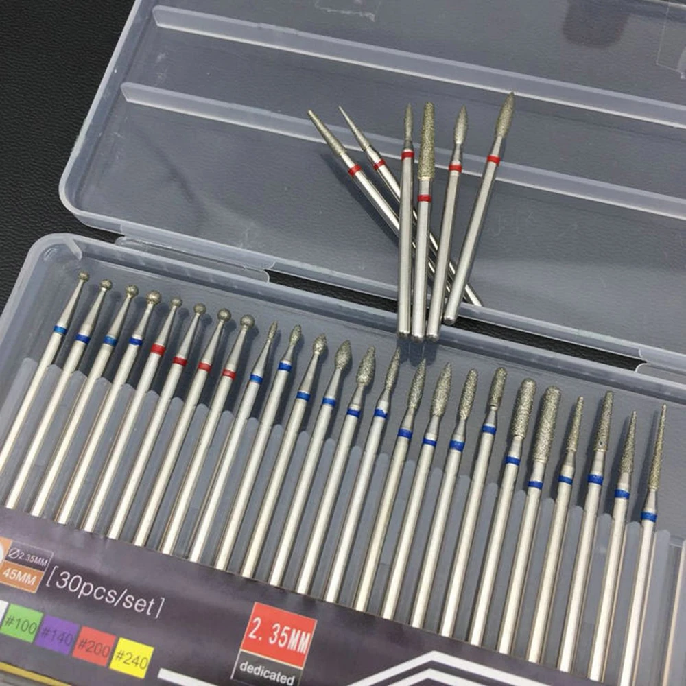 30pcs Diamond Nail Drill Bits Set Milling Cutters Gel Remover Electric Drill Machine Manicure Pedicure Professional Nail Files
30pcs Diamond Nail Drill Bits Set Milling Cutters Gel Remover Electric Drill Machine Manicure Pedicure Professional Nail Files