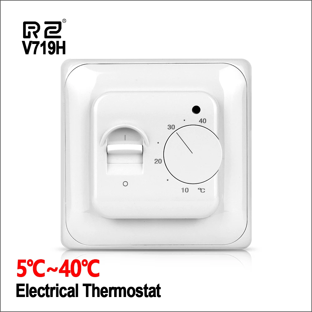 RZ Electric Floor Heating Room Thermostat Indoor Warming Temperature 220V 16A Controller Sensor Programmable Universal
RZ Electric Floor Heating Room Thermostat Indoor Warming Temperature 220V 16A Controller Sensor Programmable Universal