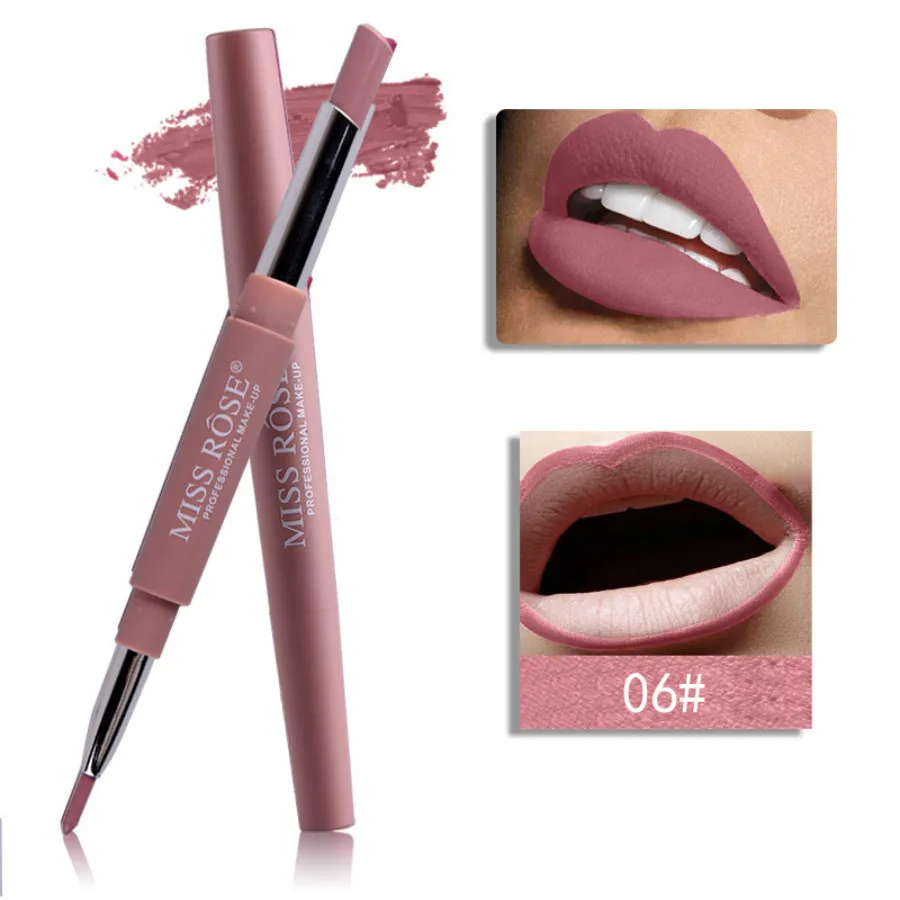 Sexy Nude Color Double-end Lip Makeup Lipstick Pencil Waterproof Lasting Tint Lip Stick Beauty Matte Liner Pen Lipstick 20 Color
Sexy Nude Color Double-end Lip Makeup Lipstick Pencil Waterproof Lasting Tint Lip Stick Beauty Matte Liner Pen Lipstick 20 Color