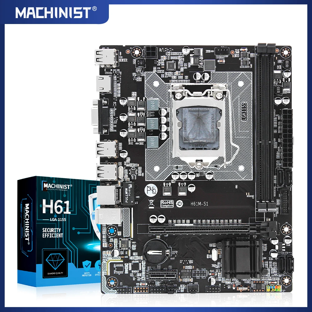 Материнская плата H61 mechanic LGA 1155, чипсет h61, разъем Micro-ATX, поддерживает двухканальный процессор DDR3 Intel i3 i5 i7 Core Pentium H61M-S1
Материнская плата H61 mechanic LGA 1155, чипсет h61, разъем Micro-ATX, поддерживает двухканальный процессор DDR3 Intel i3 i5 i7 Core Pentium H61M-S1