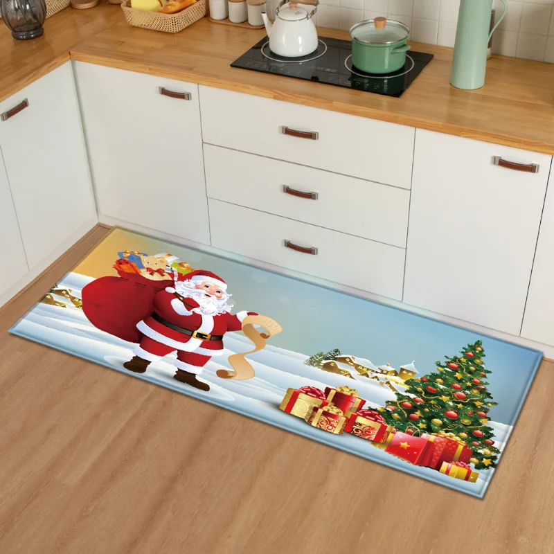 Christmas Kitchen Mat Bedroom Entrance Doormat 3D Pattern Home Floor Decoration Living Room Carpet Bathroom Non-Slip Rug
Christmas Kitchen Mat Bedroom Entrance Doormat 3D Pattern Home Floor Decoration Living Room Carpet Bathroom Non-Slip Rug