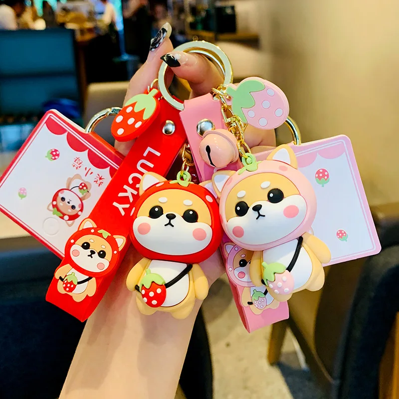 Cartoon Cute Dog Keychain Anime Keychain Car Key Chain Creative Girls Keyring Gift Jewelry Woman Men Bag Pendant Christmas
Cartoon Cute Dog Keychain Anime Keychain Car Key Chain Creative Girls Keyring Gift Jewelry Woman Men Bag Pendant Christmas