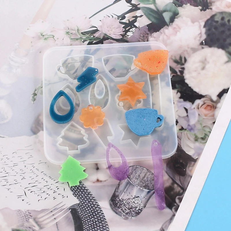 Handmade Dangle Earrings Pendant Resin Molds Jewelry Silicone Earrings Molds LX9E
Handmade Dangle Earrings Pendant Resin Molds Jewelry Silicone Earrings Molds LX9E