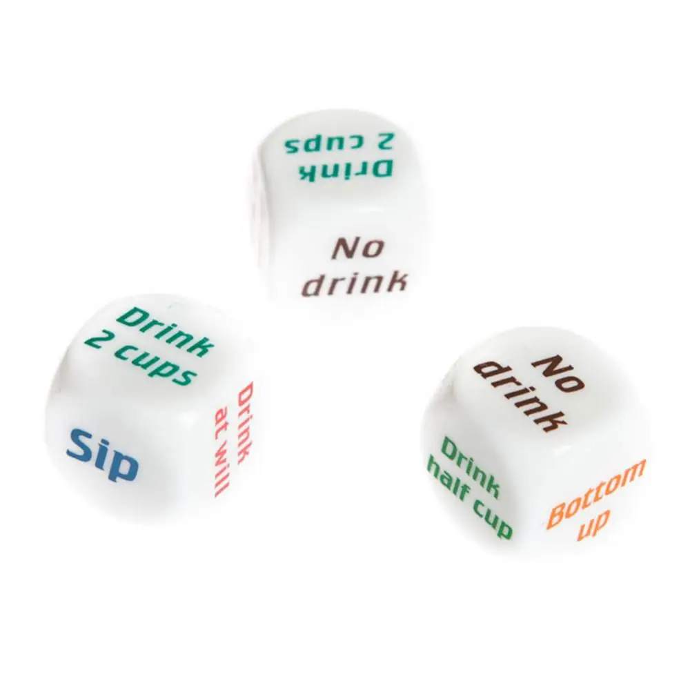 1Pc Adult Party Game Playing Drinking Wine Dice Games Gambling Drink Decider Dice Wedding Party Favor Decoration drop shipping
1Pc Adult Party Game Playing Drinking Wine Dice Games Gambling Drink Decider Dice Wedding Party Favor Decoration drop shipping