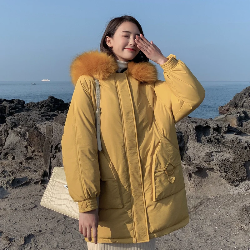 Fashion Winter Coat Women Jackets Thick Down Parkas Big Fur Hooded new arrival Cotton Long Coats Warm Windbreaker Female Outwear
Fashion Winter Coat Women Jackets Thick Down Parkas Big Fur Hooded new arrival Cotton Long Coats Warm Windbreaker Female Outwear