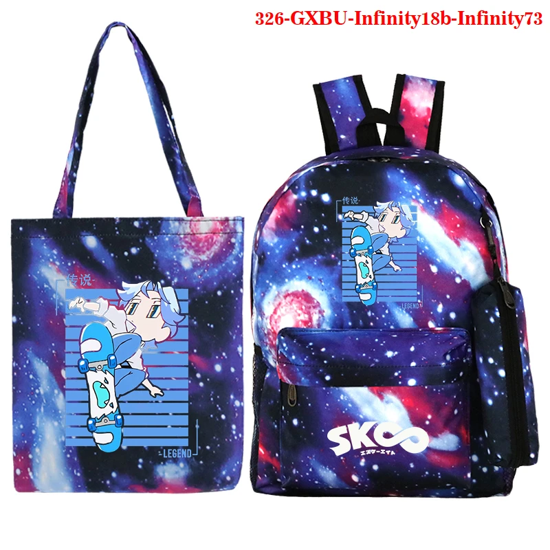 SK8 The Infinity School Backpack Boys Girls School Bag 3pcs Backpack Student Travel Backpack Fashion School Bag Pen Bag for Teen
SK8 The Infinity School Backpack Boys Girls School Bag 3pcs Backpack Student Travel Backpack Fashion School Bag Pen Bag for Teen