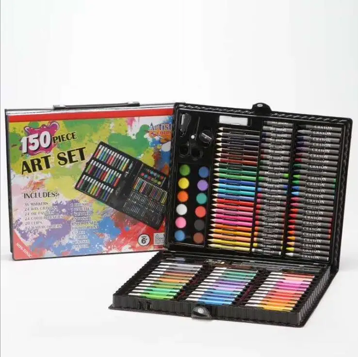 

150pcs Watercolor Pencils Crayons Children Drawing Tools Marker Pen Crayon Pencil Supplies Painting Arts Set For Kids