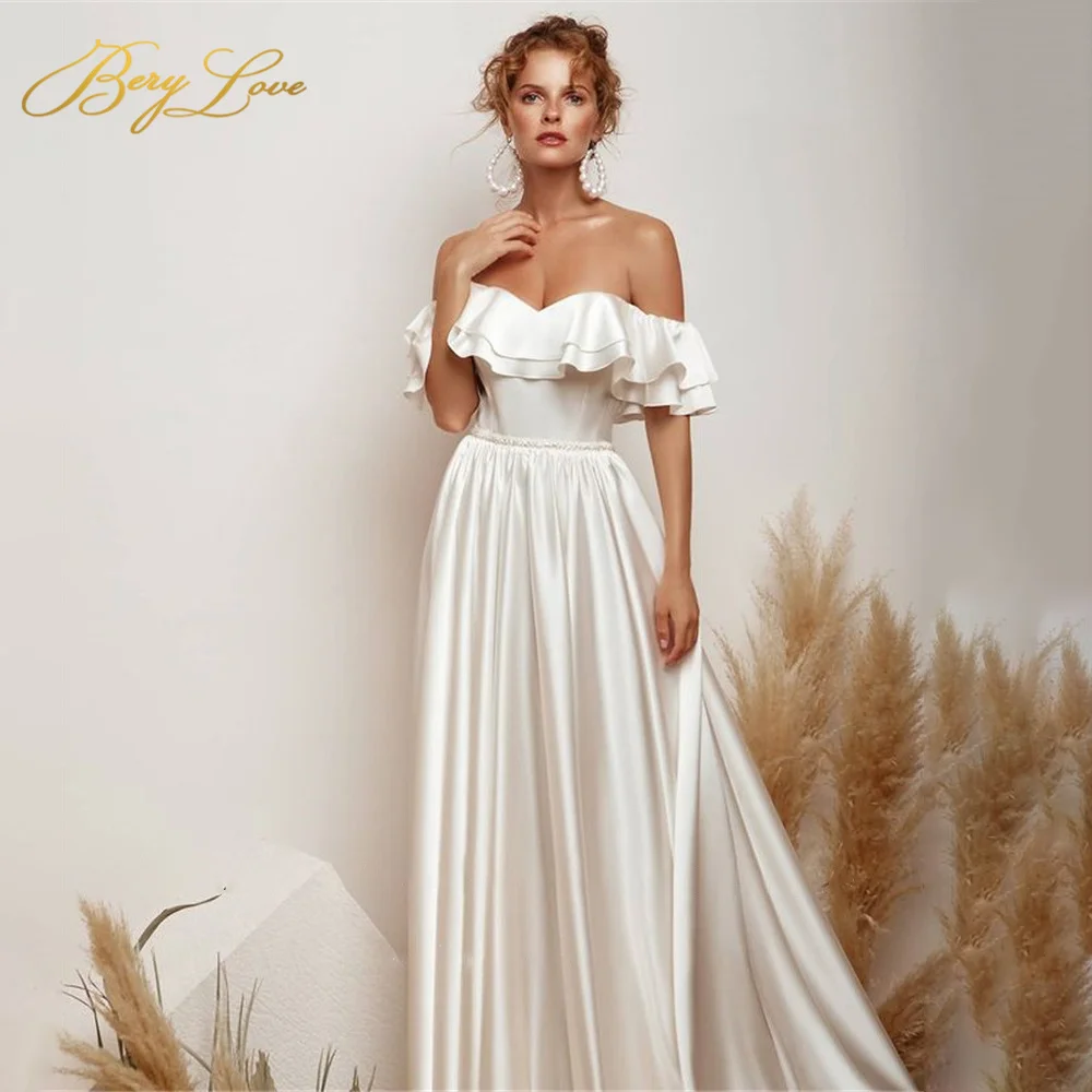 Sweetheart Elegant Evening Dresses Off The Shoulder Satin Party Dress Ruffle Long Prom Dresses Woman Formal Celebrity Dresses
Sweetheart Elegant Evening Dresses Off The Shoulder Satin Party Dress Ruffle Long Prom Dresses Woman Formal Celebrity Dresses