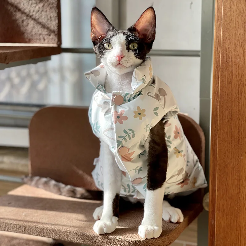 Sphinx Devon Rex Hairless Cat Clothes Cotton-Padded Vest thicken Thermal Sphynx Cat T Shirt Base Clothing And Vest Suits
Sphinx Devon Rex Hairless Cat Clothes Cotton-Padded Vest thicken Thermal Sphynx Cat T Shirt Base Clothing And Vest Suits