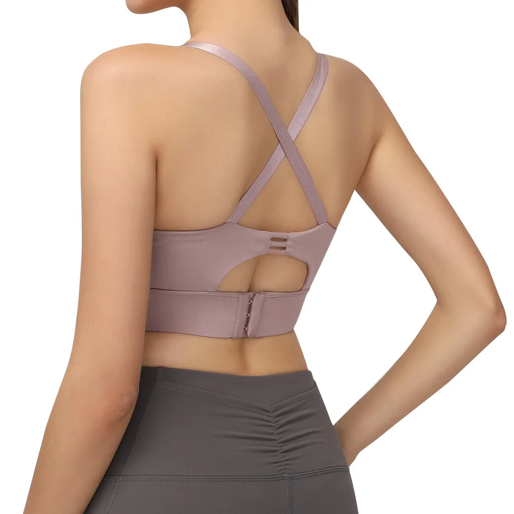 Yoga Bra Sports Underwear Gym Bra Top for Women Cross Straps Back Buckle Nylon Fitness Brassiere Jogging Femme Plus Size XL
Yoga Bra Sports Underwear Gym Bra Top for Women Cross Straps Back Buckle Nylon Fitness Brassiere Jogging Femme Plus Size XL