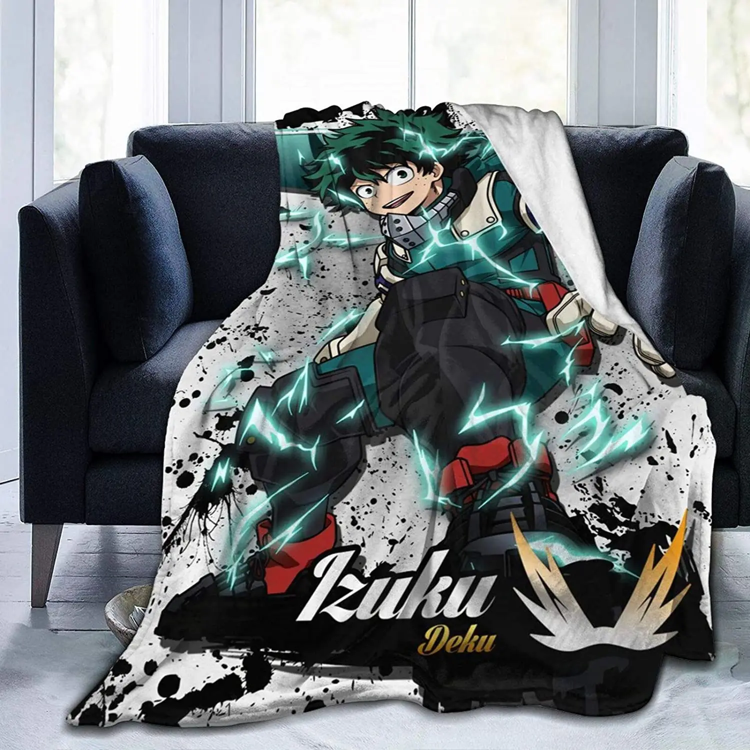 Флисовое одеяло My Hero Академия Deku, ультрамягкое Фланелевое покрывало 60 х50 дюймов для спальни, гостиной
Флисовое одеяло My Hero Академия Deku, ультрамягкое Фланелевое покрывало 60 х50 дюймов для спальни, гостиной