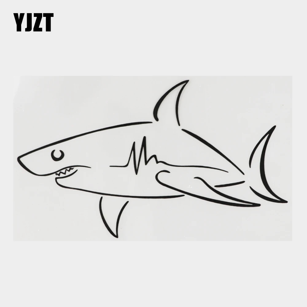 YJZT 15.9CM×9.3CM Personality Marine Organism Shark Car Sticker Decal Vinyl 18A-0026
YJZT 15.9CM×9.3CM Personality Marine Organism Shark Car Sticker Decal Vinyl 18A-0026
