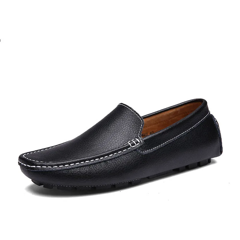 Genuine Leather Mens Shoes Casual Luxury Brand Handmade Men Loafers Italian Fashion Breathable Driving Shoes Slip On Moccasins 
Genuine Leather Mens Shoes Casual Luxury Brand Handmade Men Loafers Italian Fashion Breathable Driving Shoes Slip On Moccasins