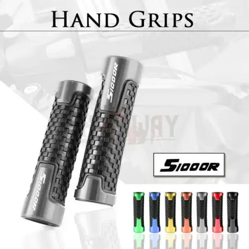 1 Pair 7/8" 22mm Universal Motorcycle Handle Grips CNC Aluminum+Rubber Handlebar for BMW S1000R S1000 R 2014-2020
1 Pair 7/8" 22mm Universal Motorcycle Handle Grips CNC Aluminum+Rubber Handlebar for BMW S1000R S1000 R 2014-2020