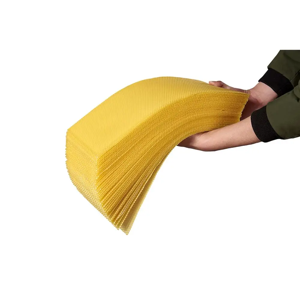 Apis cerana 30 Pcs beewax beehive foundation for beekeeper high quality beehive equipment honey comb foundation beekeeping sheet
Apis cerana 30 Pcs beewax beehive foundation for beekeeper high quality beehive equipment honey comb foundation beekeeping sheet