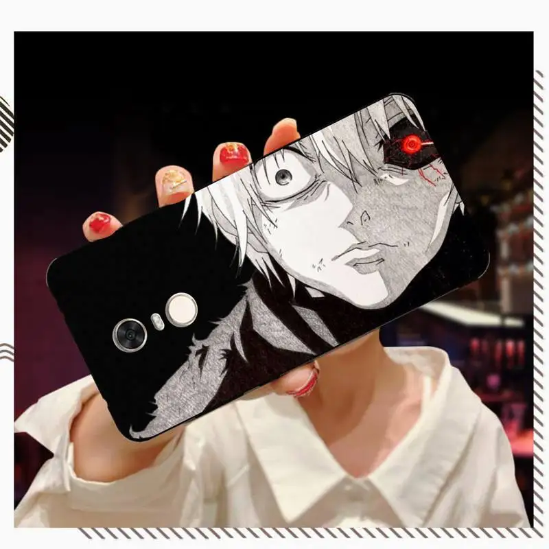 

Tokyo Ghoul Trendy Anime Kaneki Ken Phone Case for Redmi 5 6 7 8 9 A 5plus K20 4X S2 GO 6 K30 pro