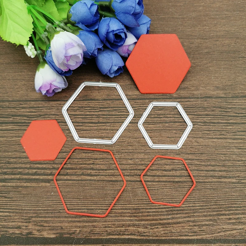 2Pcs Hexagonal frame Metal Cutting Dies Stencils For DIY Scrapbooking Decorative Embossing Handcraft Die Cutting Template
2Pcs Hexagonal frame Metal Cutting Dies Stencils For DIY Scrapbooking Decorative Embossing Handcraft Die Cutting Template