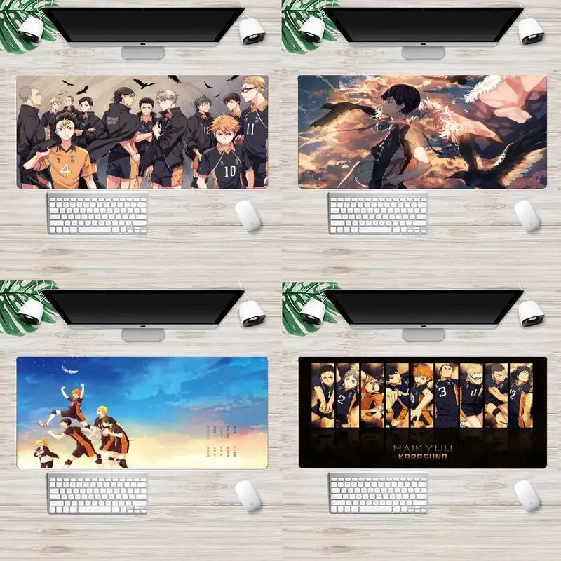 Haikyuu коврик для мыши, анимационный игровой коврик для мыши XL, большая игровая мягкая клавиатура, Настольный коврик для компьютера, планшета, ... 
Haikyuu коврик для мыши, анимационный игровой коврик для мыши XL, большая игровая мягкая клавиатура, Настольный коврик для компьютера, планшета, ...
