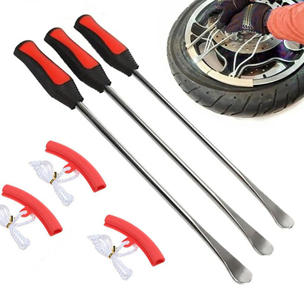 Tire Crowbar Changing Lever Tools Motorcycle Bicycle Tire Changing Levers Rim Protector Auto Spoon Tire Kit
Tire Crowbar Changing Lever Tools Motorcycle Bicycle Tire Changing Levers Rim Protector Auto Spoon Tire Kit