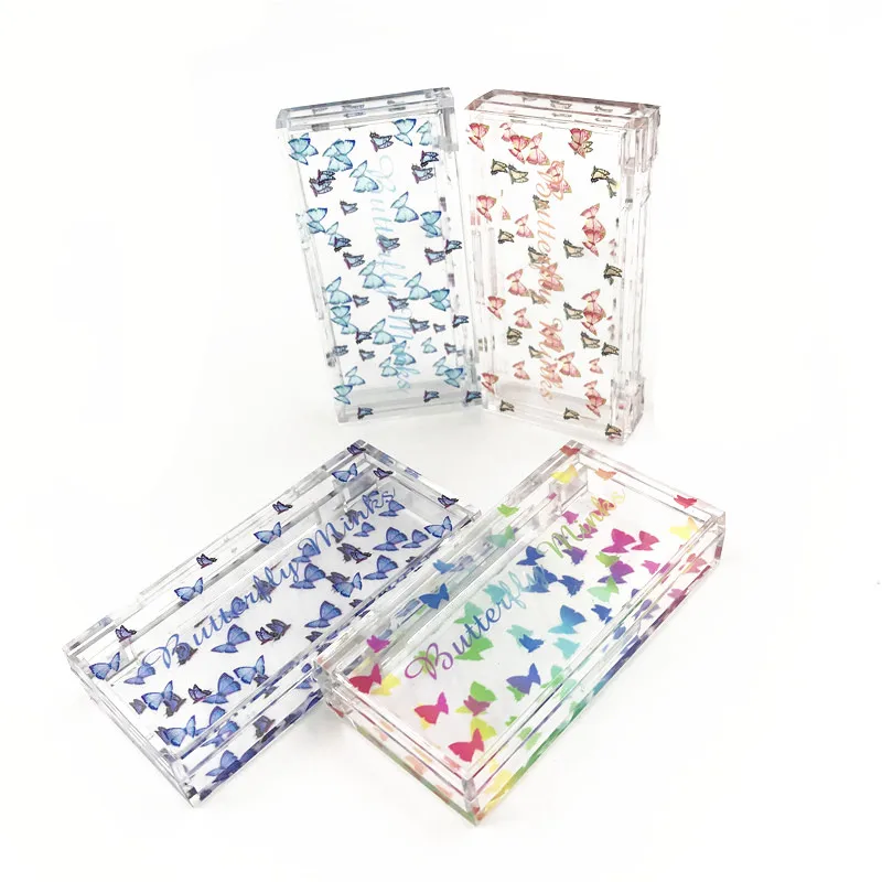 NEW 20/50 pcs butterfly print Acrylic 20mm False Eyelashes Packaging Box Lash Boxes Fake 3D Mink Lashes Case empty custom logo
NEW 20/50 pcs butterfly print Acrylic 20mm False Eyelashes Packaging Box Lash Boxes Fake 3D Mink Lashes Case empty custom logo