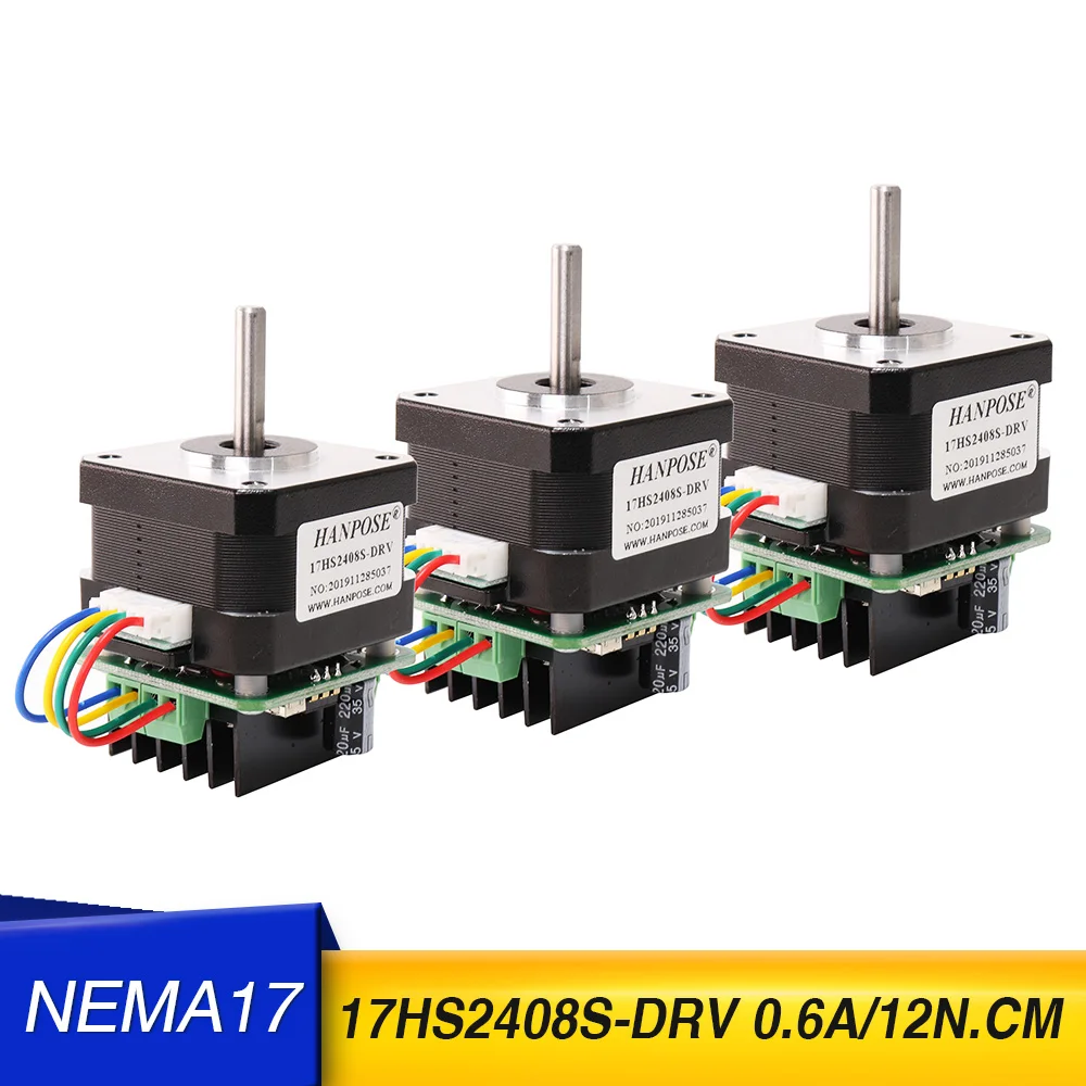 3PCS New 17hs2408S two-phase L28MM four wire stepping motor with micro back driver for CNC worm wheel edging machine
3PCS New 17hs2408S two-phase L28MM four wire stepping motor with micro back driver for CNC worm wheel edging machine