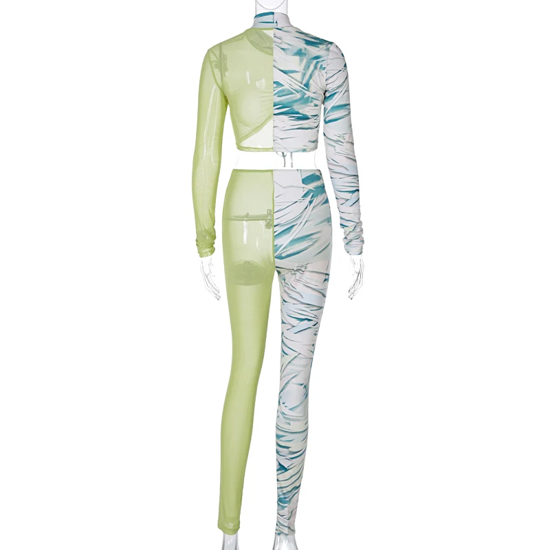 Zoctuo Two Piece Set For Women Long Sleeve Hollow Out Patchwork Mesh 2 Pieces Set Spring Autumn Women Sexy Party Club Tracksuit 
Zoctuo Two Piece Set For Women Long Sleeve Hollow Out Patchwork Mesh 2 Pieces Set Spring Autumn Women Sexy Party Club Tracksuit
