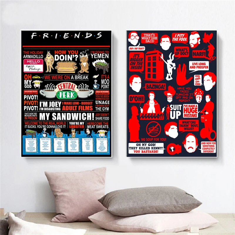 Friends Poster Tv Show Quote Classic Characters Central Perk Prints Wall Art Picture for Living Room Bedroom Home Decoration 
Friends Poster Tv Show Quote Classic Characters Central Perk Prints Wall Art Picture for Living Room Bedroom Home Decoration