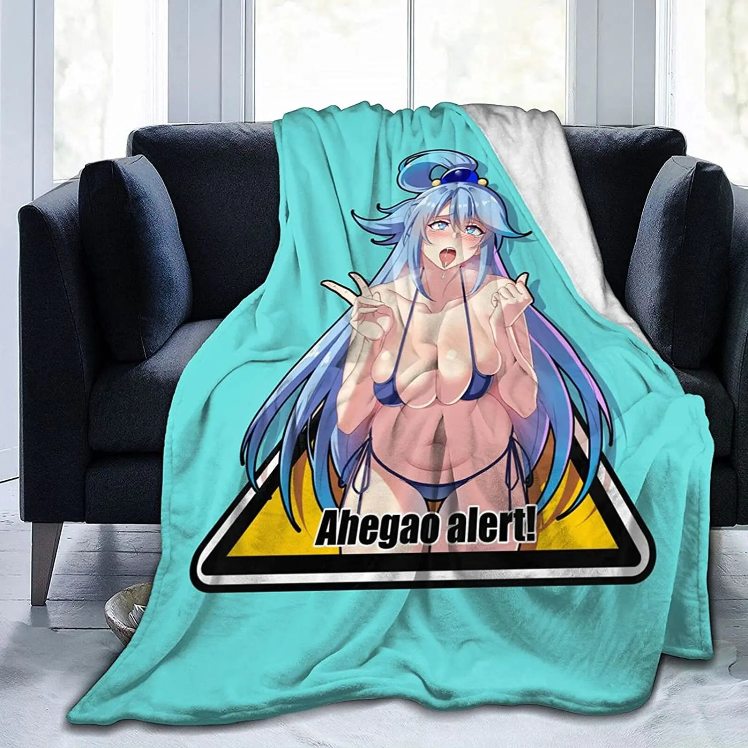 Супер мягкое Фланелевое удобное одеяло Ahegao для сна диван аниме C10018 - купить по
