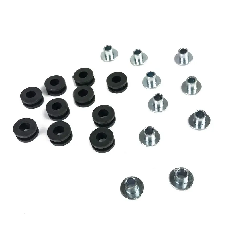 10 Set Motorcycle Rubber Grommets Bolt Kit Pressure Relief Cushion Accessories 
10 Set Motorcycle Rubber Grommets Bolt Kit Pressure Relief Cushion Accessories