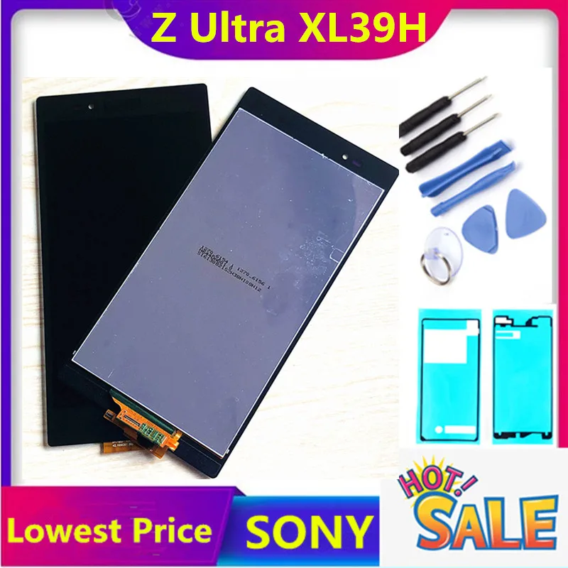 ЖК-дисплей HTZF для Sony Xperia Z Ultra XL39h XL39 C6802 C6806 C6843 C6833, сенсорный экран с цифровым преобразователем в сборе для Sony XL39H LCD
ЖК-дисплей HTZF для Sony Xperia Z Ultra XL39h XL39 C6802 C6806 C6843 C6833, сенсорный экран с цифровым преобразователем в сборе для Sony XL39H LCD