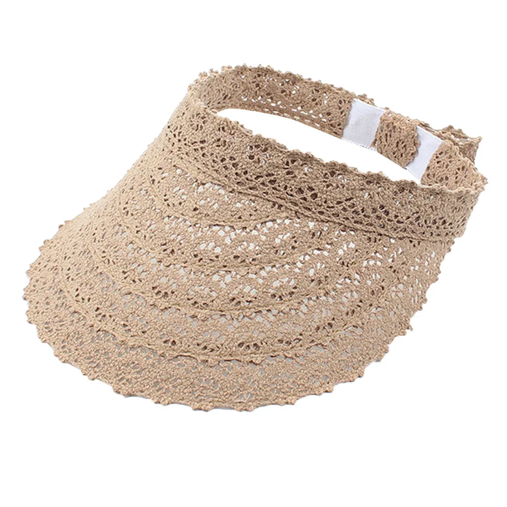 Women Sun Lace Hat Wide Large Beach Hats Hat Beach UV Protection Women Cap Fashion Baseball Cap Sun Hat Outdoor Empty Top Visor 
Women Sun Lace Hat Wide Large Beach Hats Hat Beach UV Protection Women Cap Fashion Baseball Cap Sun Hat Outdoor Empty Top Visor