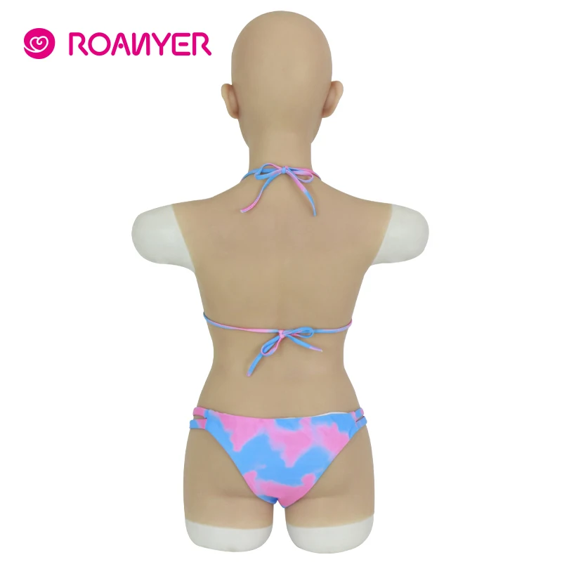 Roanyer short version silicone breast forms D cup boobs whole body suit with Mia mask for drag queen crossdresser shemale 
Roanyer short version silicone breast forms D cup boobs whole body suit with Mia mask for drag queen crossdresser shemale