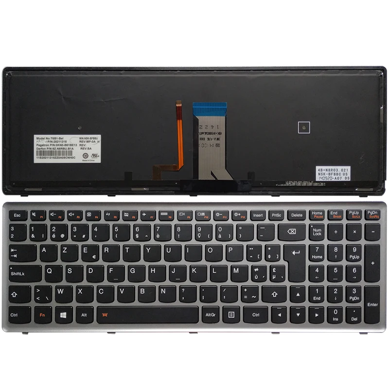 New BE laptop keyboard for Lenovo Ideapad Z710 U510 Belgium keyboard with Backlight
New BE laptop keyboard for Lenovo Ideapad Z710 U510 Belgium keyboard with Backlight