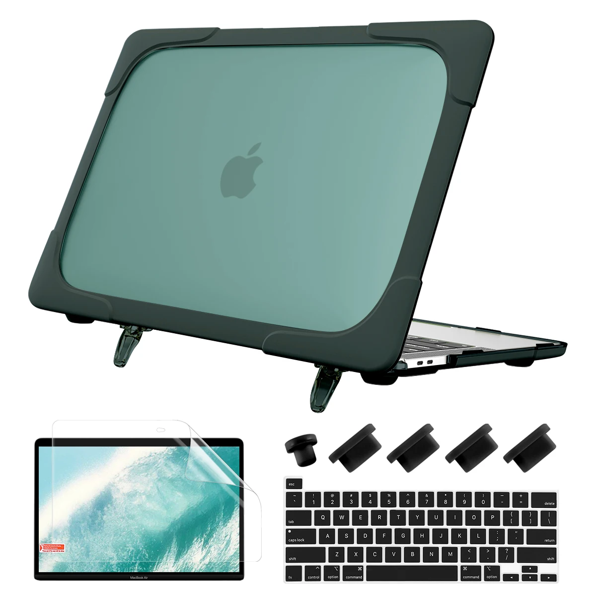 Shockproof Kickstand Case for MacBook Pro Retina 13 14 15 inch Air 13 2023 A2681 A2337 A2779 A2338 Hard Plastic Protective Cover
Shockproof Kickstand Case for MacBook Pro Retina 13 14 15 inch Air 13 2023 A2681 A2337 A2779 A2338 Hard Plastic Protective Cover