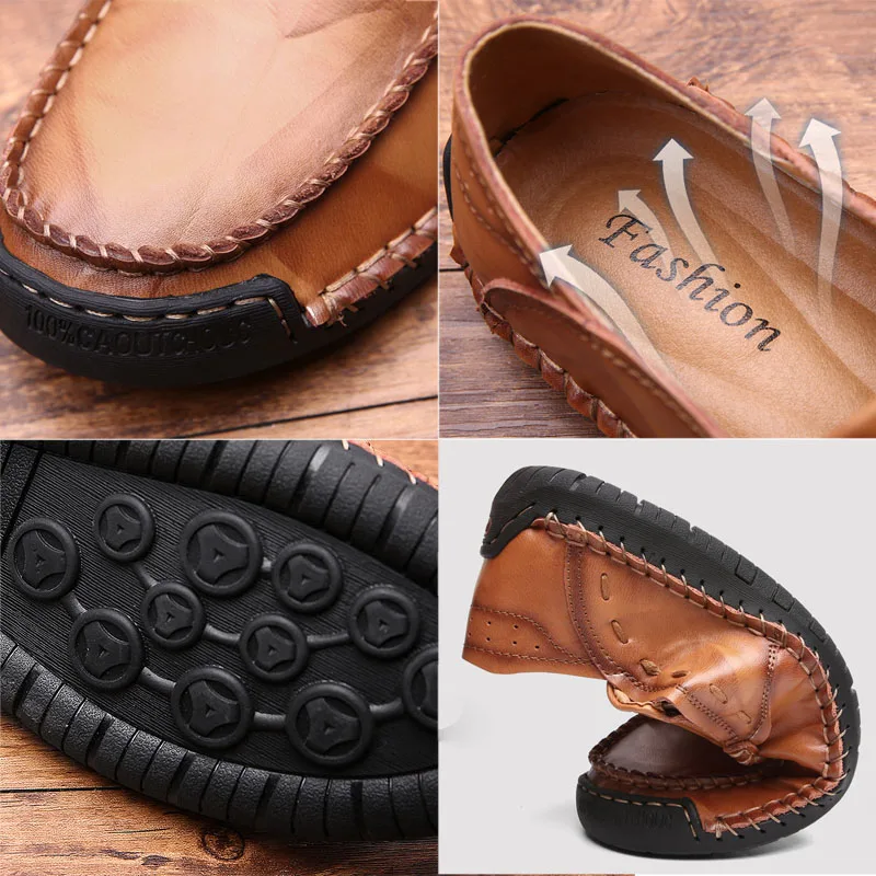 Men Fashion High Quality Leather Casual Shoes Breathable Mocassin Homme Mens Loafers Plus Size Slip On Zapatilla Hombre Hot Sale
Men Fashion High Quality Leather Casual Shoes Breathable Mocassin Homme Mens Loafers Plus Size Slip On Zapatilla Hombre Hot Sale