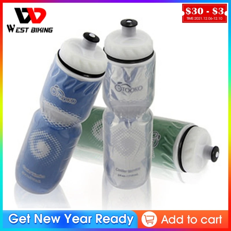 WEST BIKING Plastic Double Insulation Protection Ice Sports Bottle Mountain Bike Riding Equipment Accessories / 710ml
WEST BIKING Plastic Double Insulation Protection Ice Sports Bottle Mountain Bike Riding Equipment Accessories / 710ml