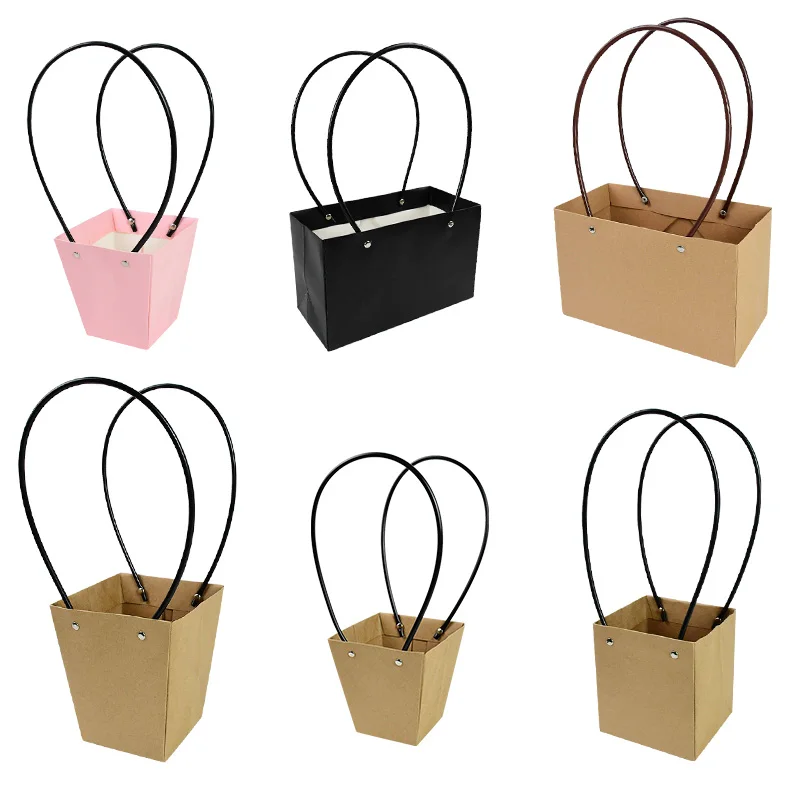 Portable Flower Box Waterproof Paper Handy Gift Bag Kraft Handbag Wedding Rose Party Gift Box Packaging For Candy Cake Birthday
Portable Flower Box Waterproof Paper Handy Gift Bag Kraft Handbag Wedding Rose Party Gift Box Packaging For Candy Cake Birthday
