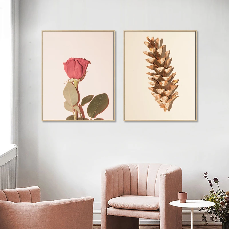 Canvas Posters and Prints Nordic Plant Leaf Floral Wall Art painting Pink Rose Fashion Morandi Style Living Room Home Decoration
Canvas Posters and Prints Nordic Plant Leaf Floral Wall Art painting Pink Rose Fashion Morandi Style Living Room Home Decoration