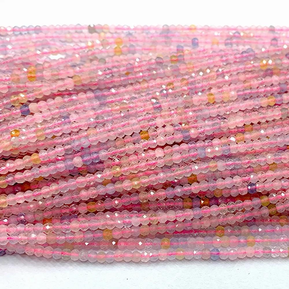 Veemake Morganite Natural Stones Crystal Gemstones DIY Necklace Bracelets Ring Faceted Rondelle Beads For Jewelry Making 06696
Veemake Morganite Natural Stones Crystal Gemstones DIY Necklace Bracelets Ring Faceted Rondelle Beads For Jewelry Making 06696