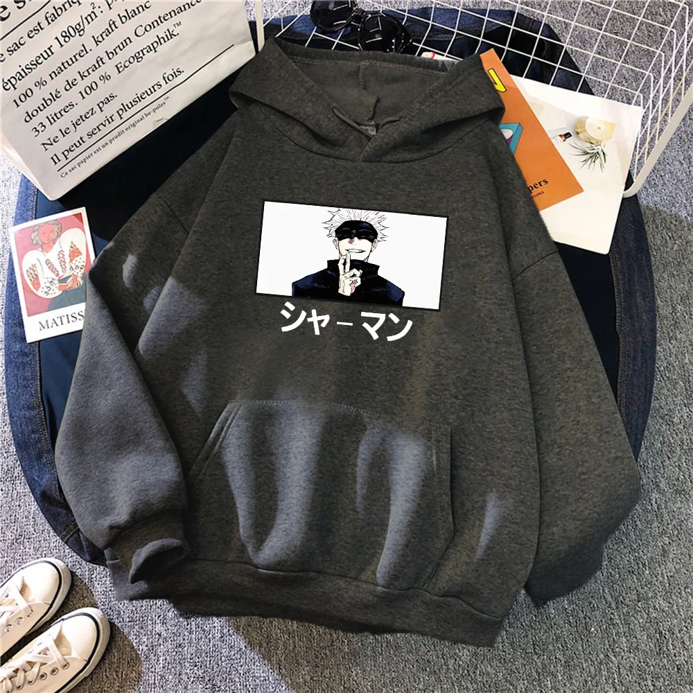 Satoru Gojo Shaman Japan Comics Print Women Hoodies Fashion Fleece Clothing Winter Warm Fleece Hoody Hip Hop Streetwear Unisex
Satoru Gojo Shaman Japan Comics Print Women Hoodies Fashion Fleece Clothing Winter Warm Fleece Hoody Hip Hop Streetwear Unisex