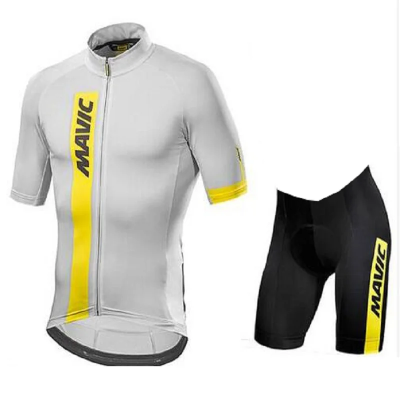 Mavic-Мужской Быстросохнущий летний костюм для профессиональной езды на